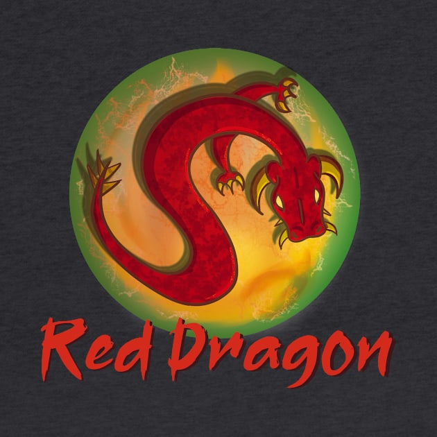 Red Dragon by PorinArt